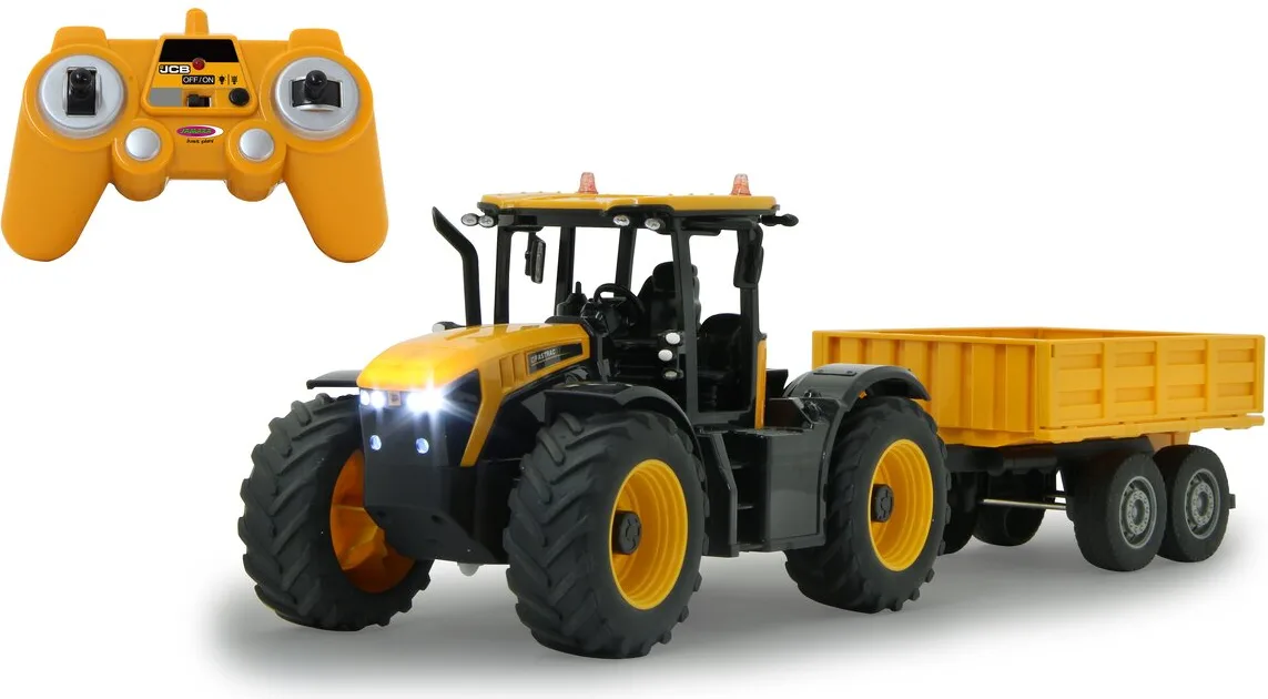 Tractor Teledirigido JCB Fastrac Tractor con Remolque Basculante 1:24 2,4GHz — foto principal