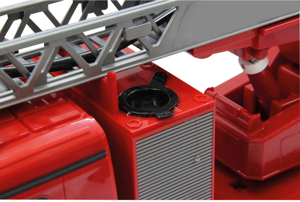 Camion Bomberos Radio Control Mercedes-Benz Antos con Rociador Agua Escalera 1:20 2,4GHz — foto 9