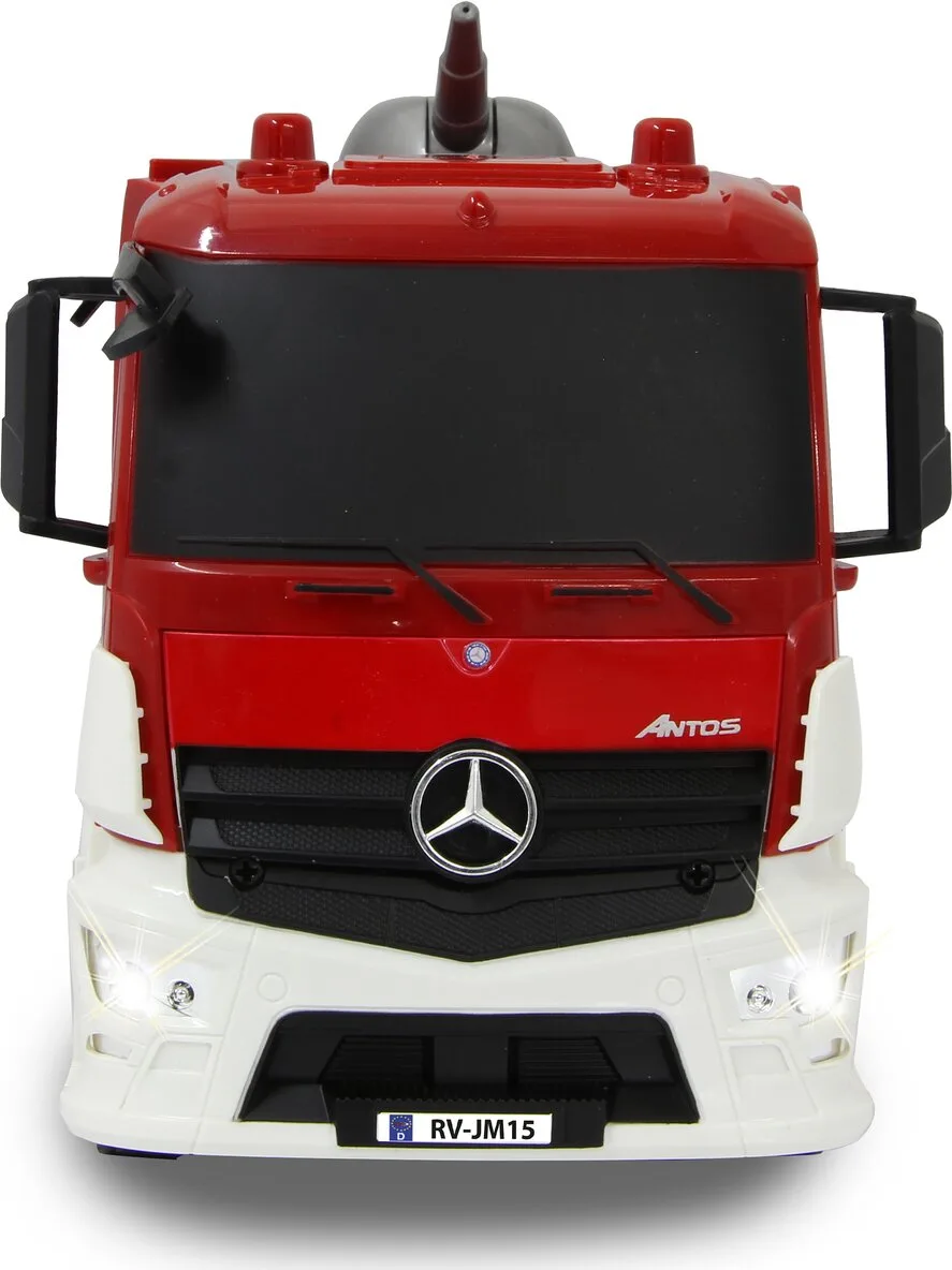 Camion Bomberos Radio Control Bomberos TLF con Función de Rociado Mercedes-Benz Antos 1:26 2,4GHz — foto 6