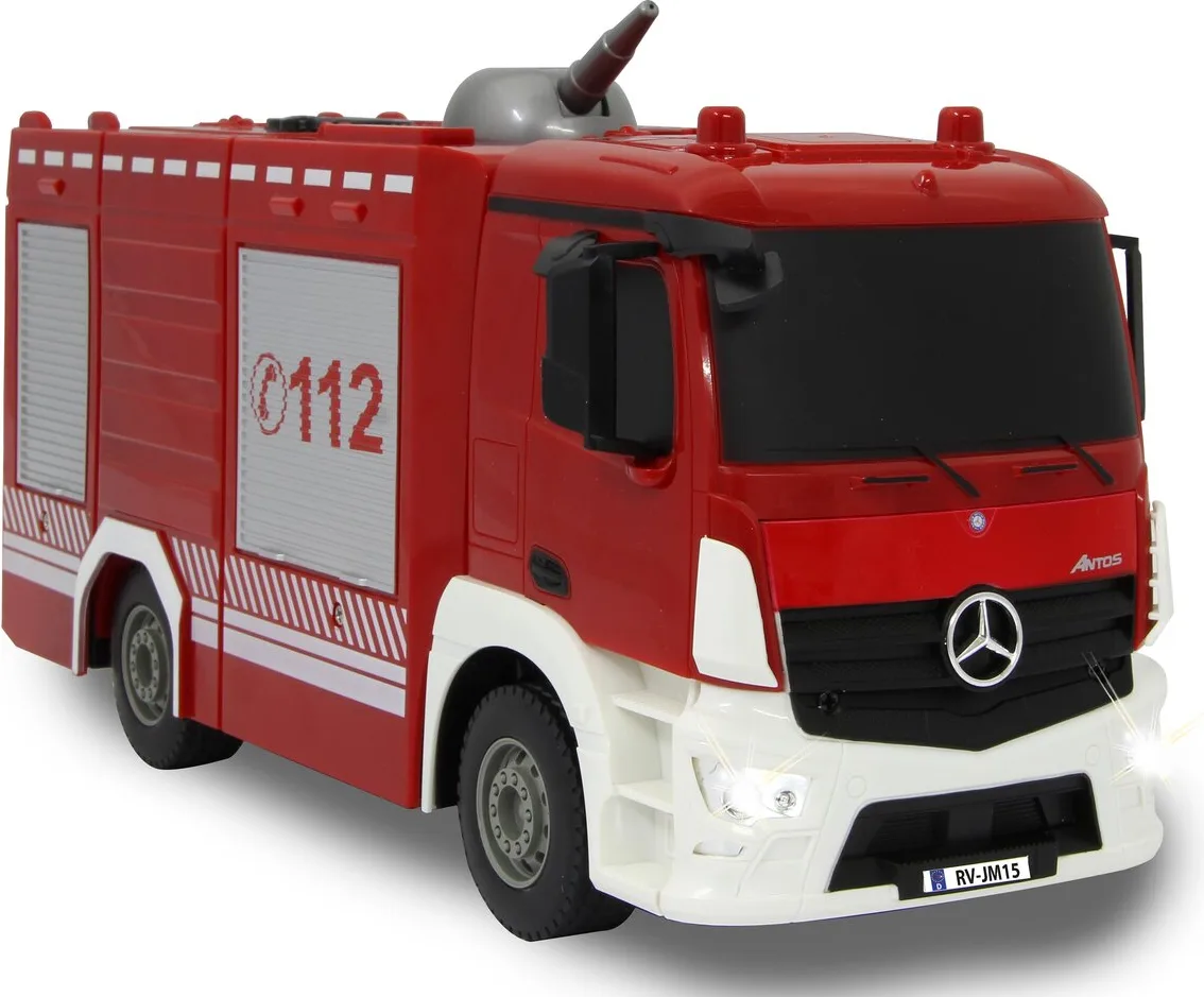 Camion Bomberos Radio Control Bomberos TLF con Función de Rociado Mercedes-Benz Antos 1:26 2,4GHz — foto 5