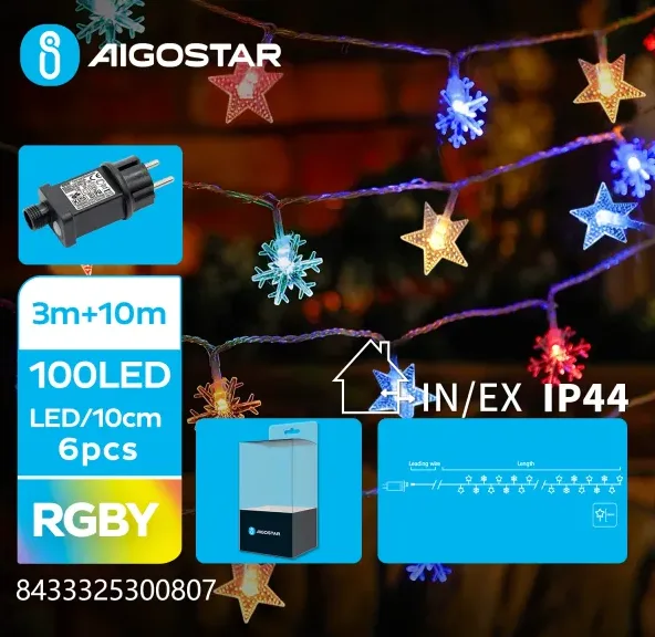 Luces Led Navidad Estrellas Max 3.6W — foto 4