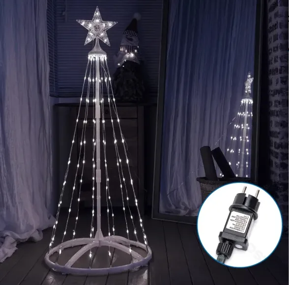 Arbol Navidad Diseño Cono Luz Fria 1.5 M — foto 3