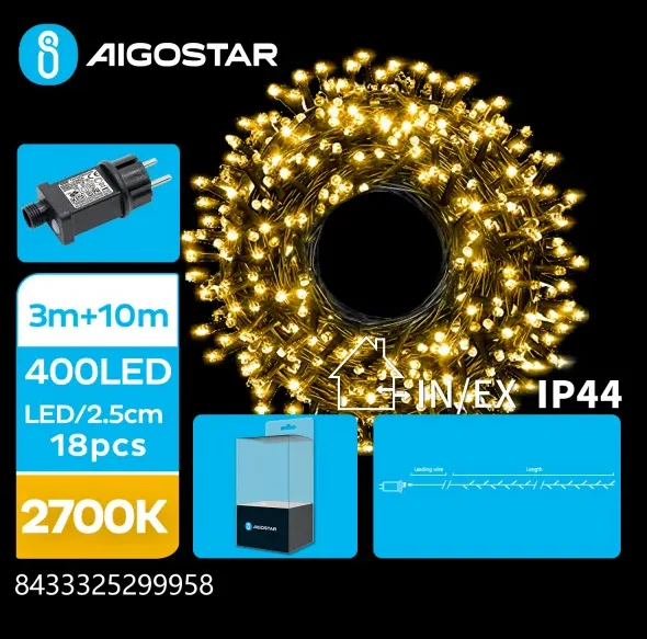 Guirnalda Luces Led Navidad Luz Calida Max 6W — foto 3