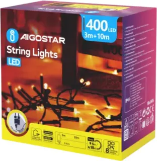 Guirnalda Luces Led Navidad Luz Calida Max 6W