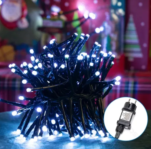 Cadena de Luces Navidad Luz Fria 20 Metros — foto 6