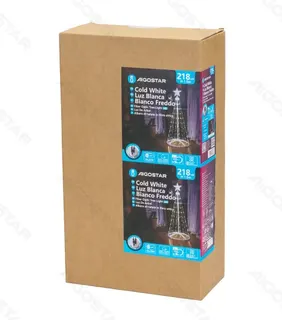 Arbol Navidad Luces Led Luz Blanca 1.20 M