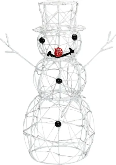 Muñeco de Nieve Luces Led de Navidad 60 CM — foto 3