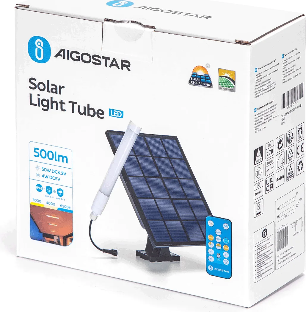 Pantalla led solar  Aigostar 50w IP65 — foto 2