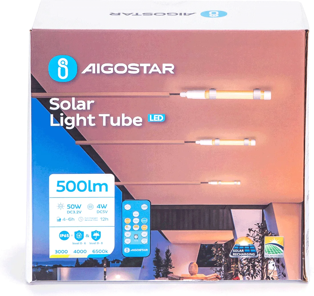Pantalla led solar  Aigostar 50w IP65 — foto 3