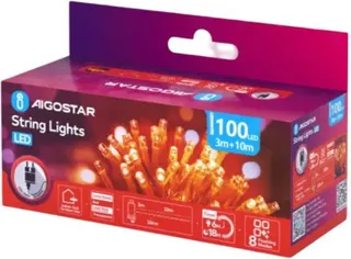 Tira Luces Led Navidad Luz Roja 3.6W 10m