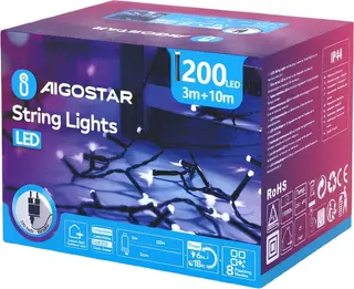 Tira de Luces Led de Navidad Luz Blanca 3.6W 10m enchufe