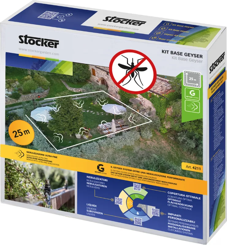 Kit Manguera Base Geyser 25 metros