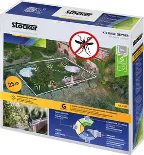 Kit Manguera Base Geyser 25 metros