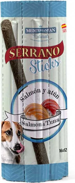 Serrano Sticks Perros 16 ud Salmon y Atun