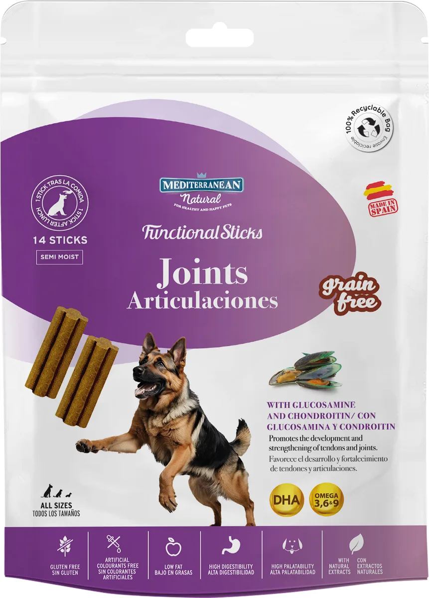 Funcional Sticks Perros 110 gr Articulaciones