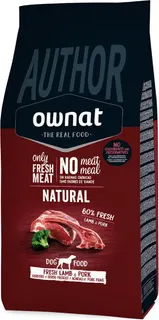 Pienso Perros Ownat Author Cordero Fresco 10 Kg