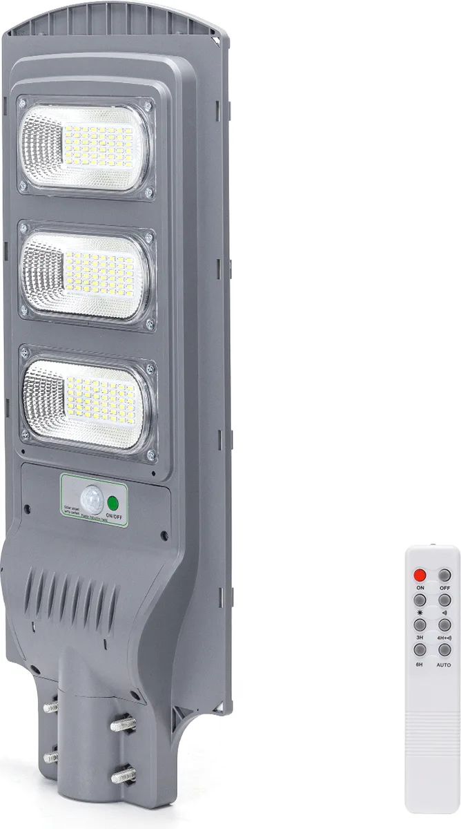 Farola Solar Led Exterior 150 W con Sensor Movimiento y Control Remoto Aigostar — foto principal