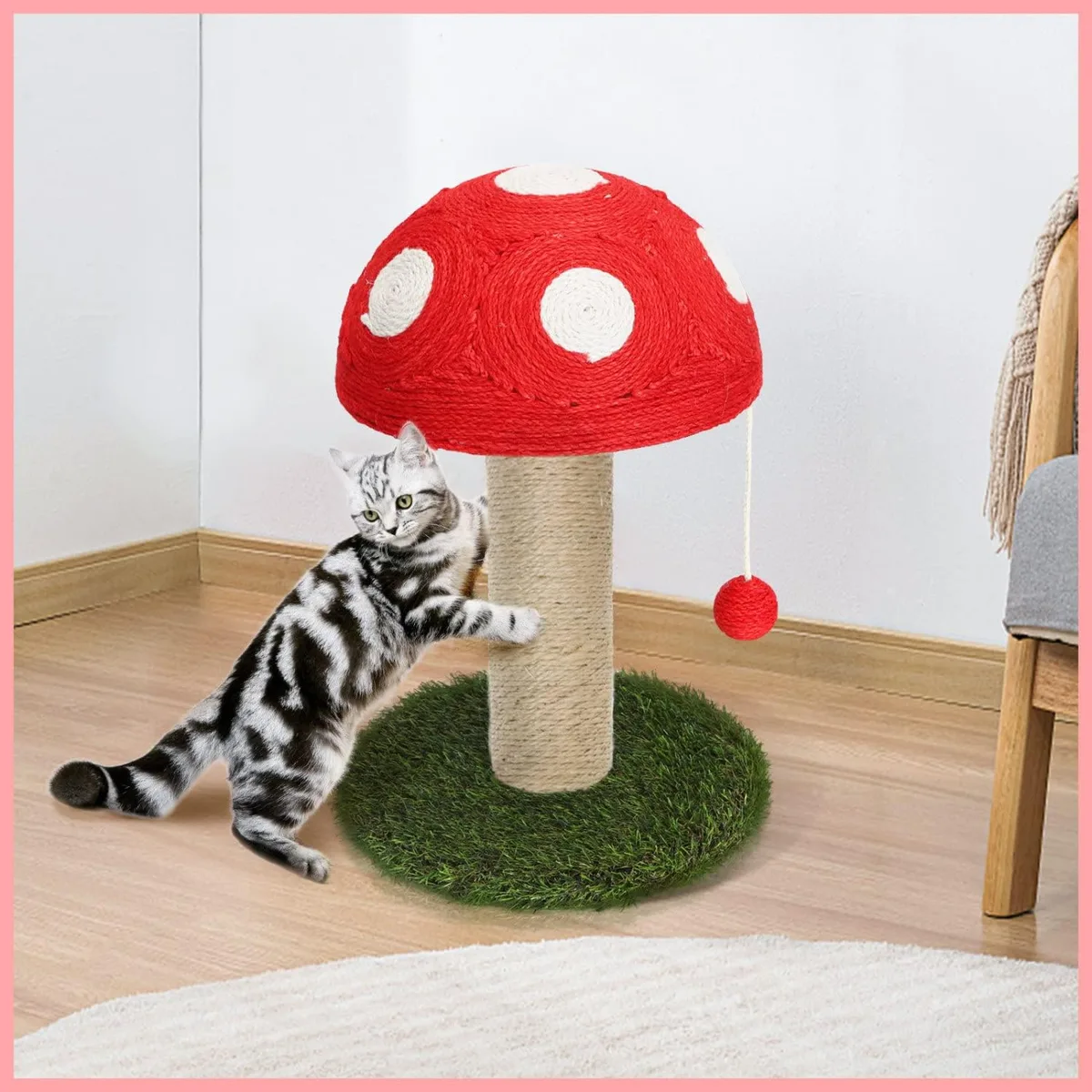 Rascador arbol para gatos con forma de seta — foto 8