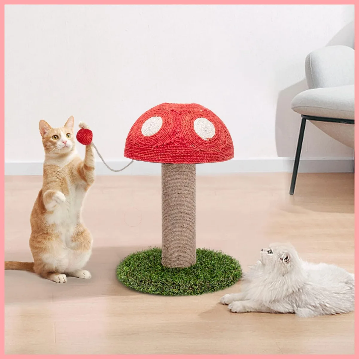 Rascador arbol para gatos con forma de seta — foto 7