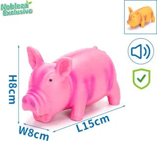 Juguete Latex Cerdito para Perro Con Sonido