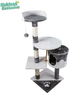 Rascador Arbol para Gatos Exclusive Blanco y Gris