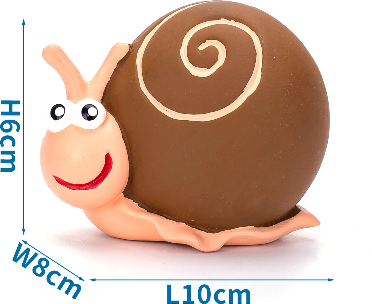 Juguete Latex Caracol para Perro Con Sonido — foto 2