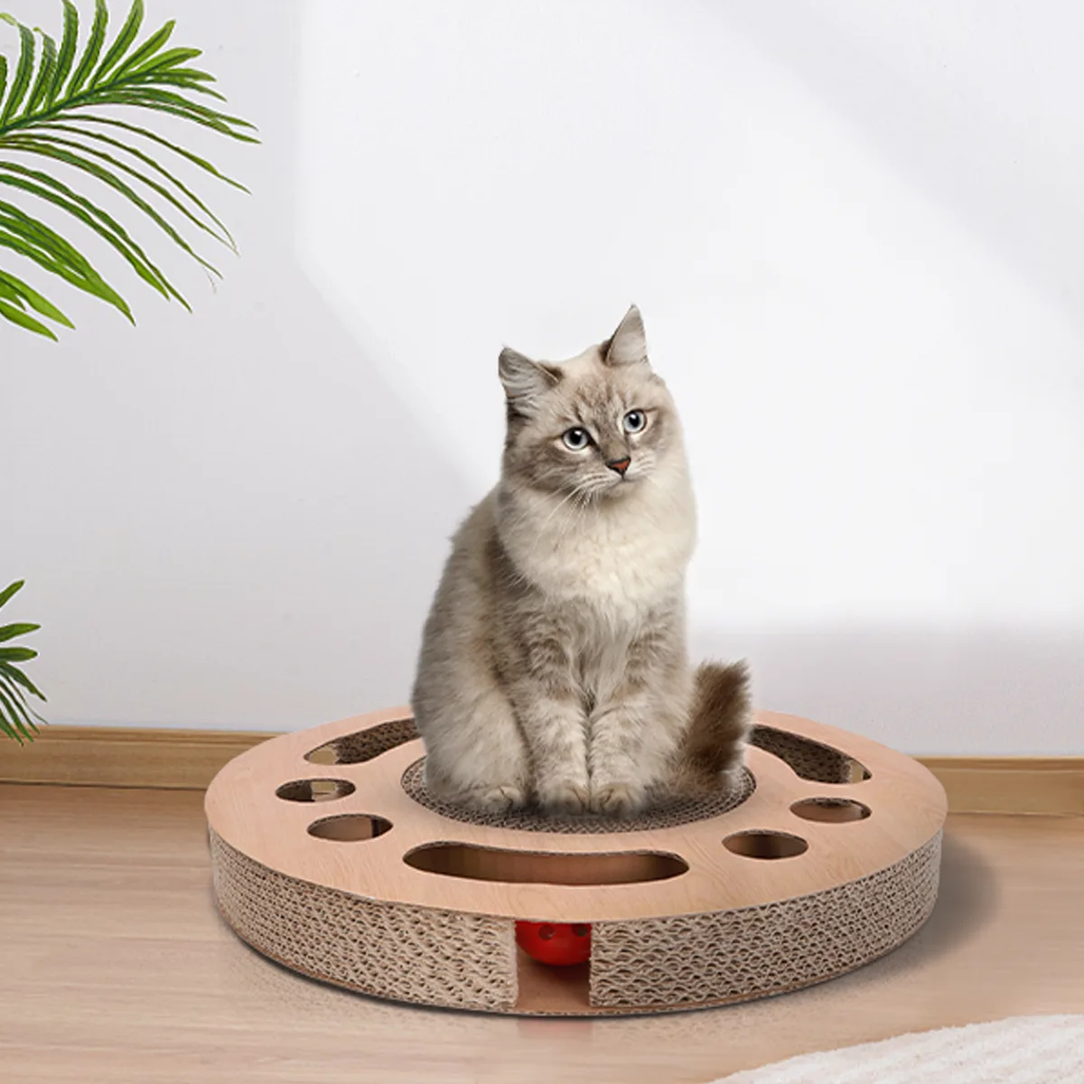 Juguete inteligente  rascador para gatos 2 en 1 — foto 4