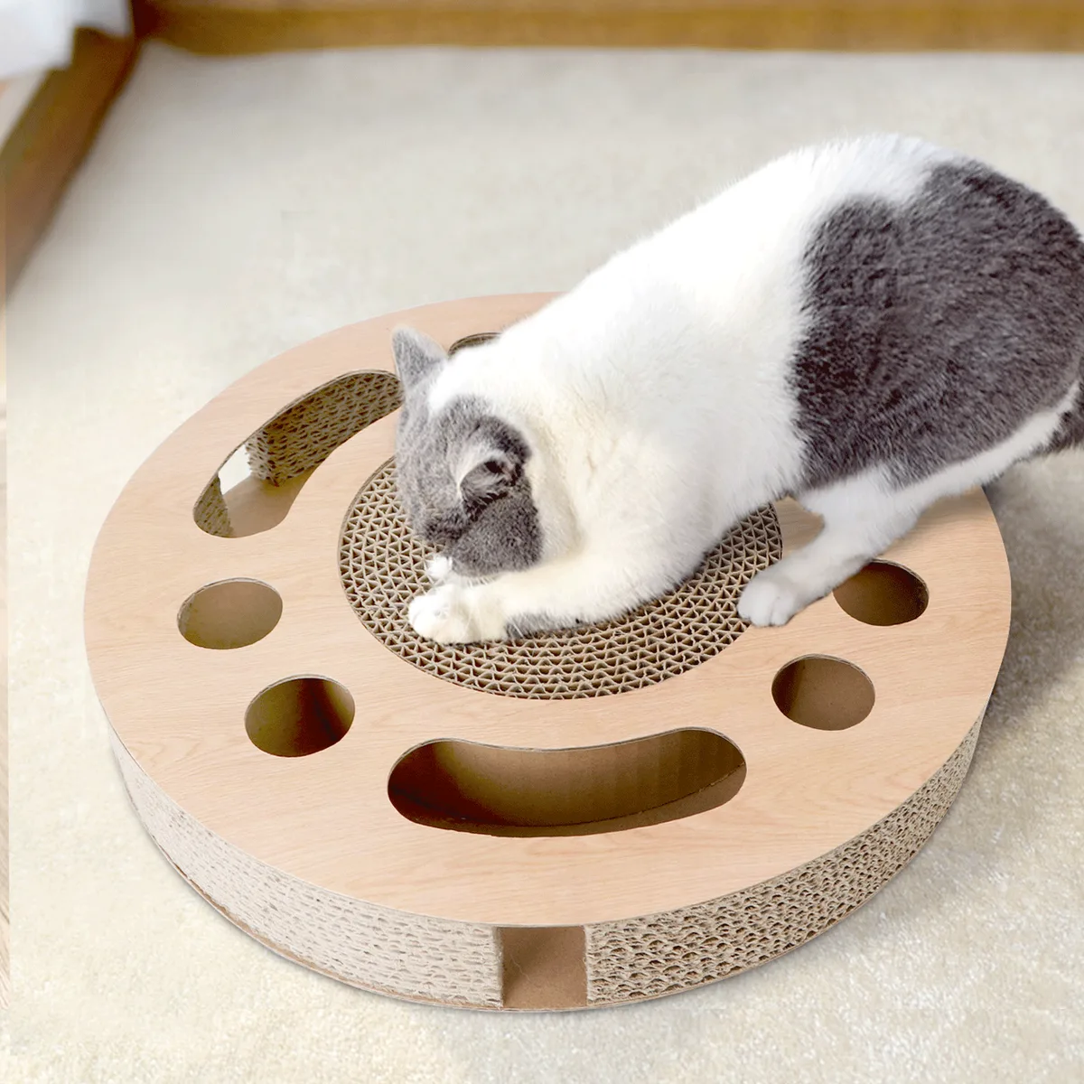 Juguete inteligente  rascador para gatos 2 en 1 — foto 5