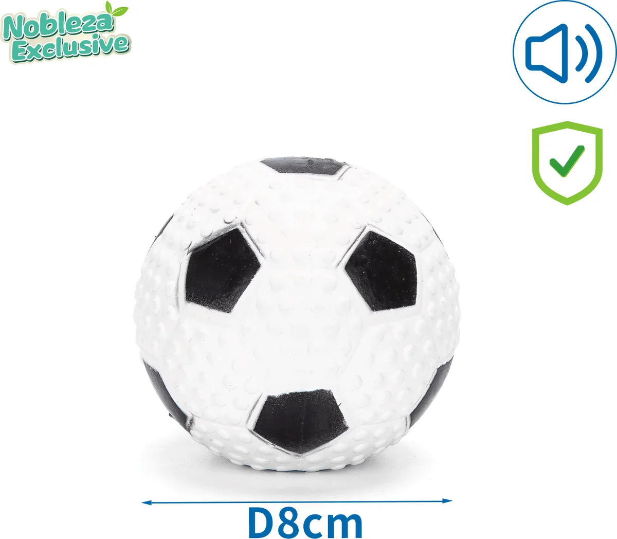 Juguete Latex Pelota Football para Perro Con Sonido — foto principal