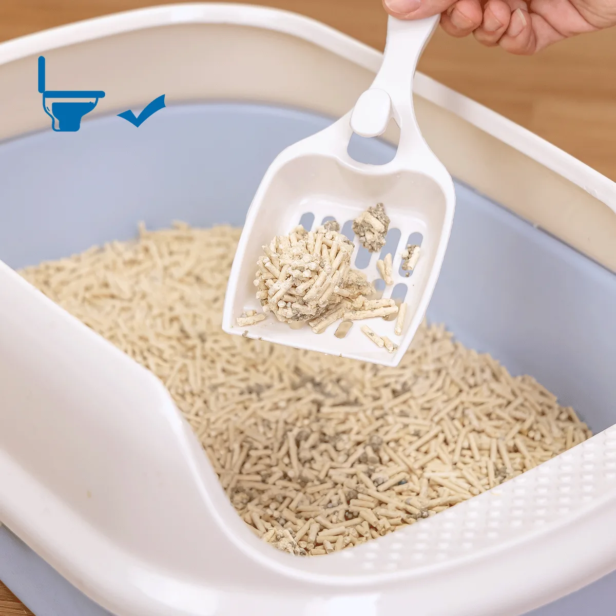 Arena Mixta de Bentonita y Tofu para Gatos 2 Kg — foto 4
