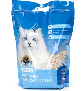 Arena Mixta de Bentonita y Tofu para Gatos 2 Kg