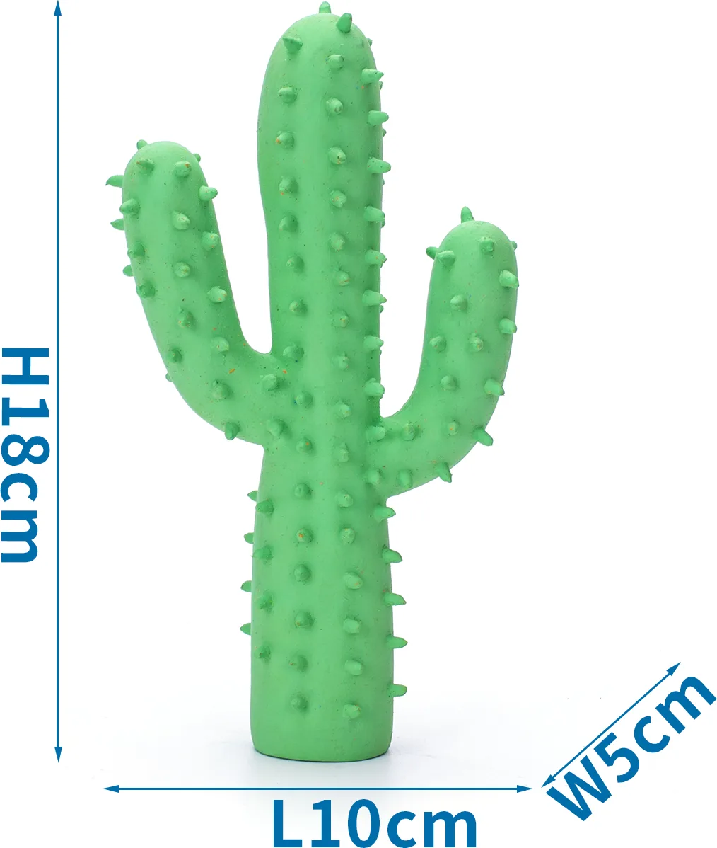 Juguete Latex Cactus Con Ramas para Perro Con Sonido — foto 2
