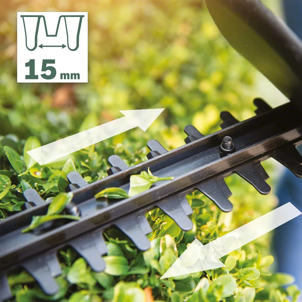 Cortasetos bateria Bosch Easyhedgecut 18-45 1 bateria 18V 2Ah y cargador — foto 4