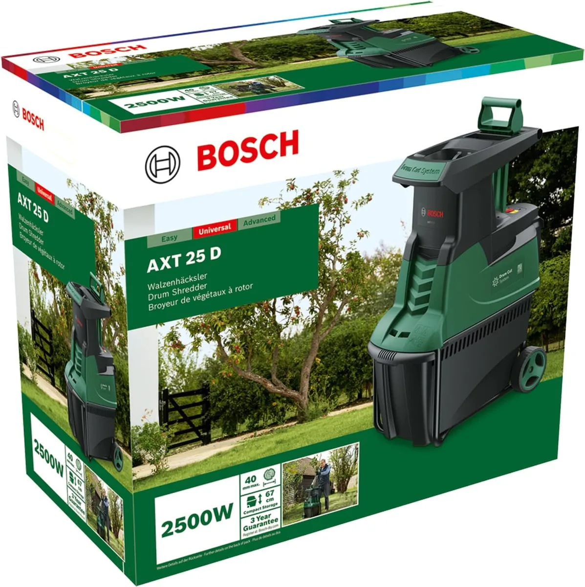 Biotrituradora electrica Bosch Axt 25 D — foto 7