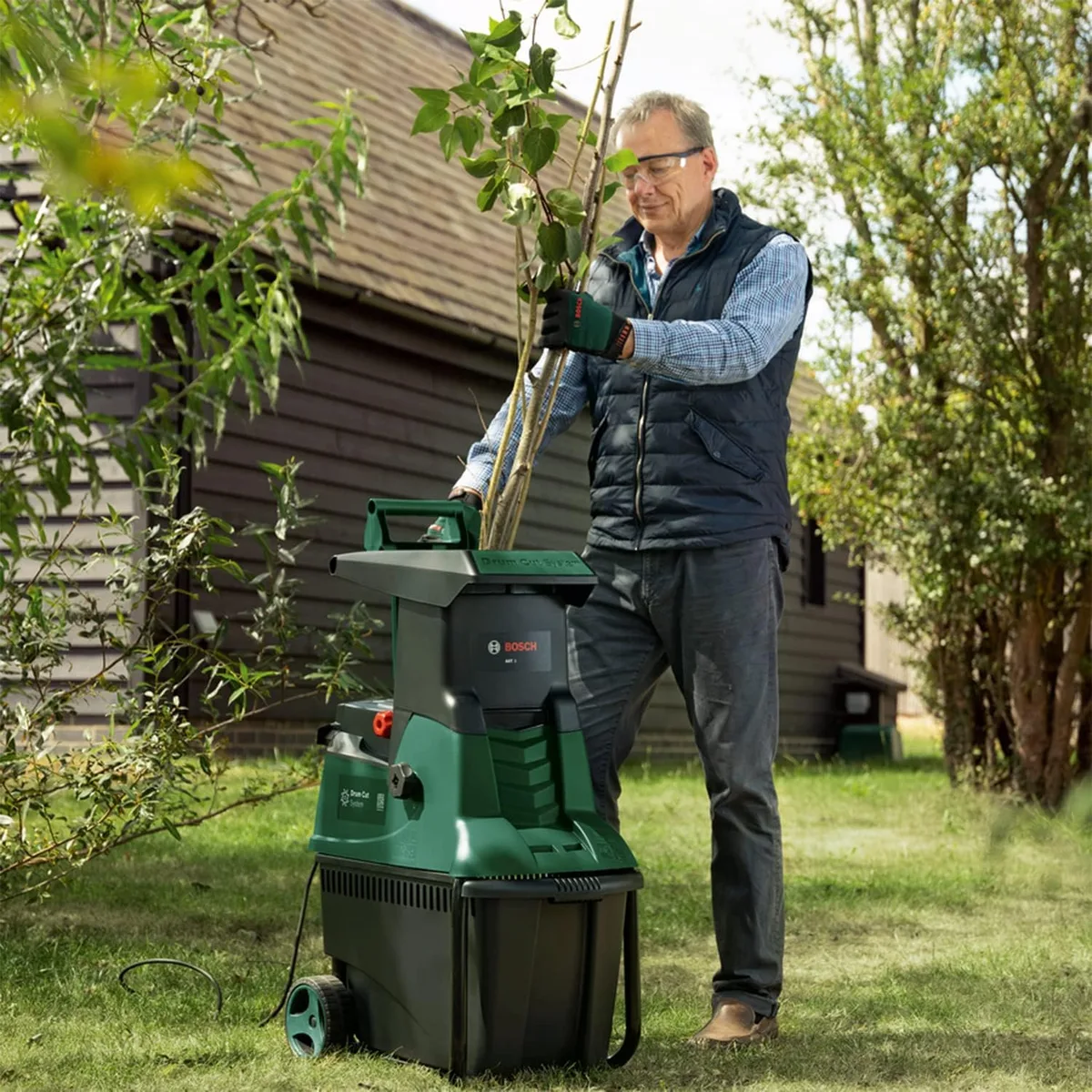 Biotrituradora electrica Bosch Axt 25 D — foto 2