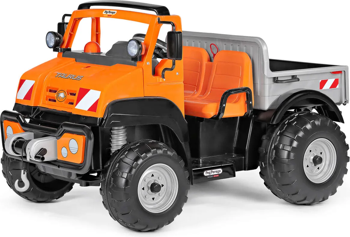 Camión Eléctrico Taurus Biplaza 12V para Niños | Juguete Todoterreno Seguro y Divertido 🚛⚡