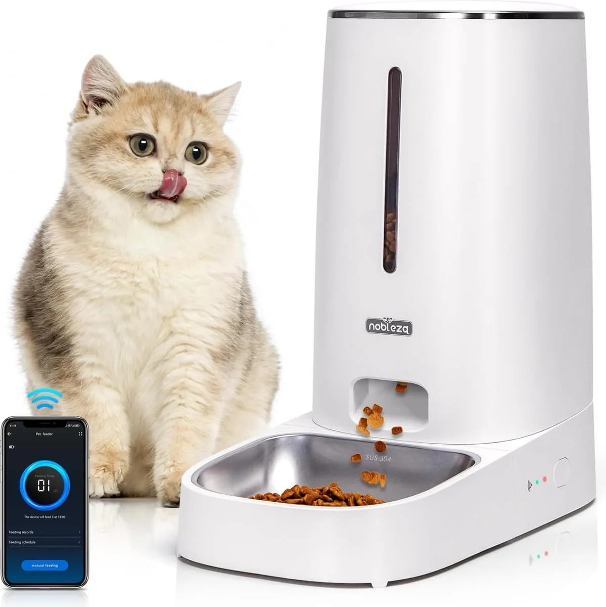 Comedero Automatico para Gatos y Perro 2.4G WiFi 4L — foto 2