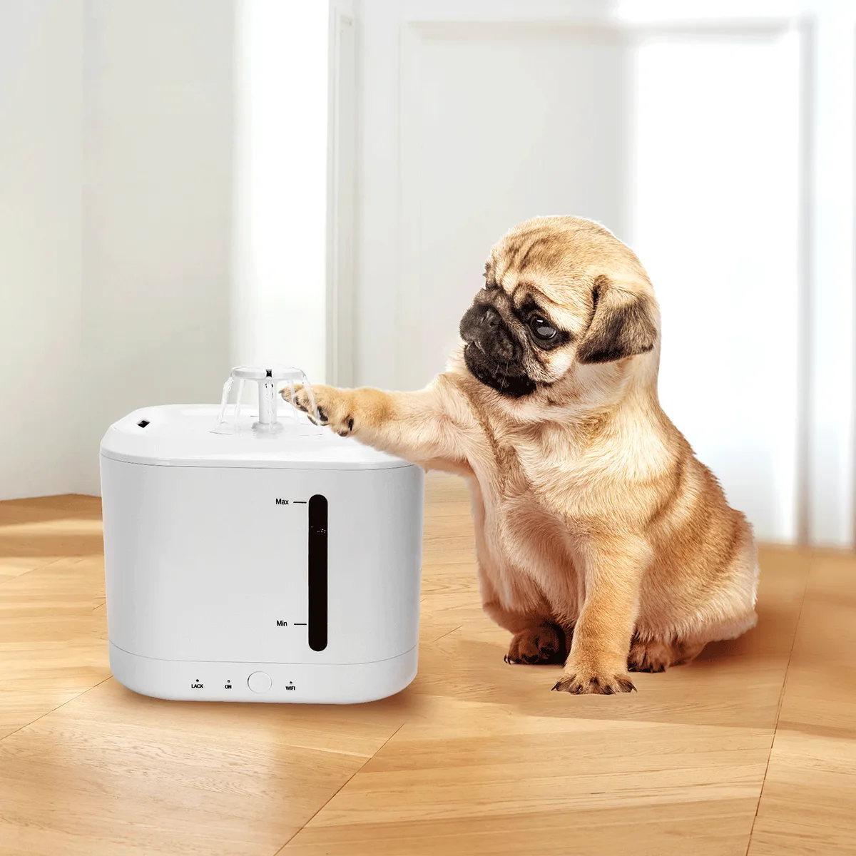 Bebedero fuente de gatos y perros automatico Nobleza con Temporizador y Control Remoto. — foto 8