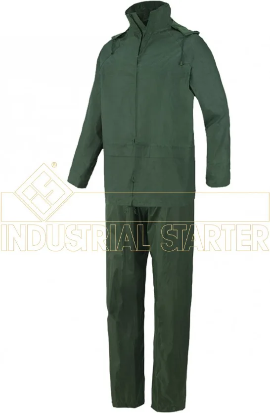 Traje Agua Impermeable Poliester Verde