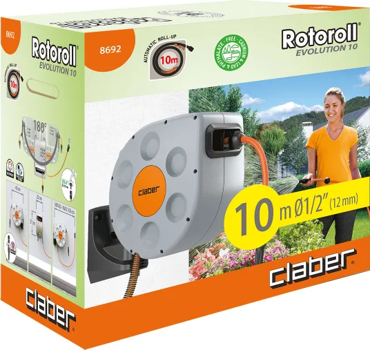 Enrollador Automatico Rotoroll Evolution 10m Claber — foto 13
