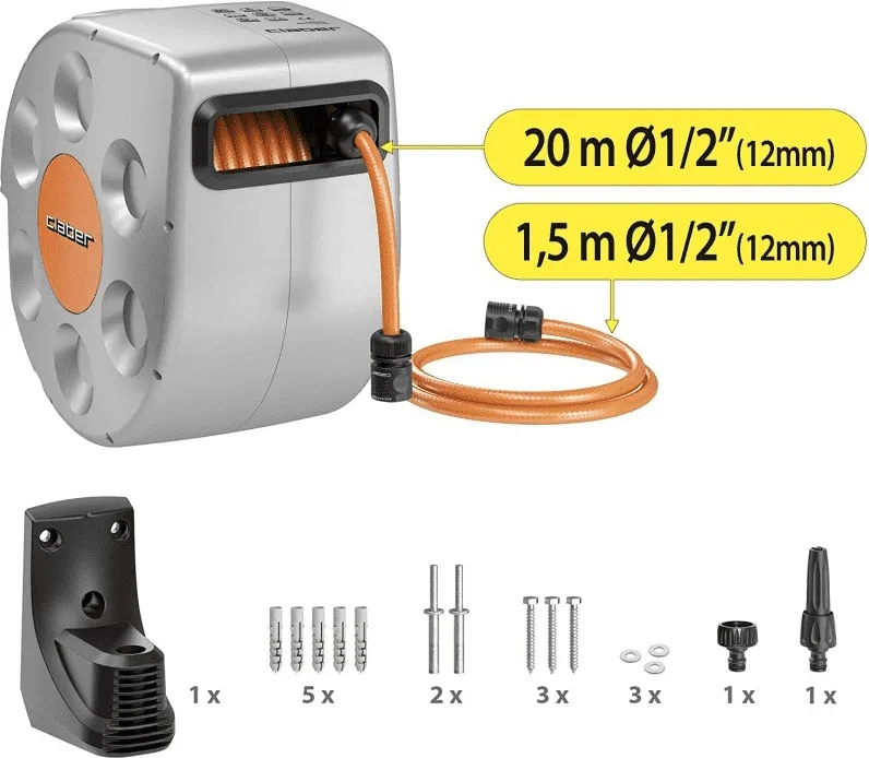 Enrollador Automatico Rotoroll Evolution 10m Claber — foto 2