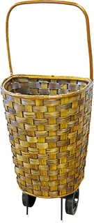 Carrito Leña Orework con Ruedas y Asa 52x43x33 cm