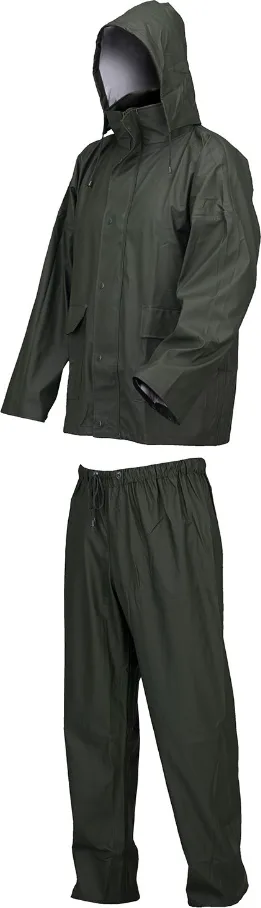 Traje Agua Impermeable PVC-PU Verde XXXL — foto 2