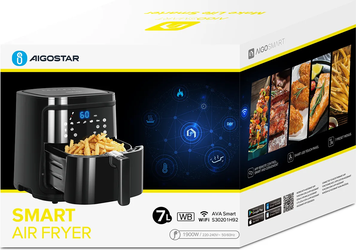 Freidora de Aire Aigostar  7L Smart Wifi — foto 4