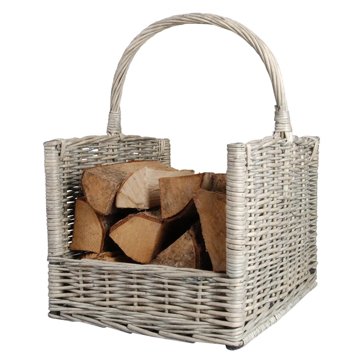 Cesta para Troncos Madera Gris — foto 2