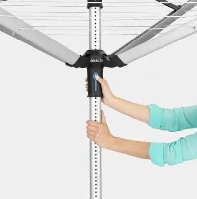 Tendedero Rotary Lift-O-Matic 4 Brazos 50 Metros Metallic Gray — foto 10