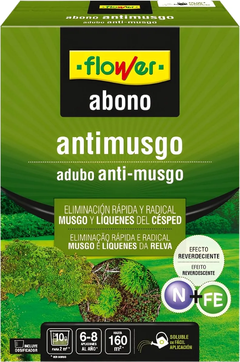 Abono Antimusgo Cesped 800 gr