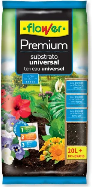 Sustrato Universal Premium Flower 20 litros + 20% Gratis — foto 2
