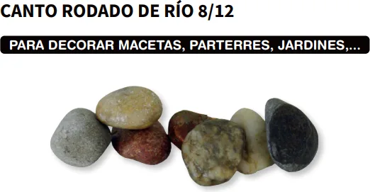 Canto Rodado de Rio 9/12 20 Kg — foto 2