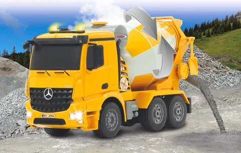 Camion Hormigonera Teledirigido Mezcladora de Hormigon Mercedes-Benz Arocs 1:20 2,4GHz — foto 6